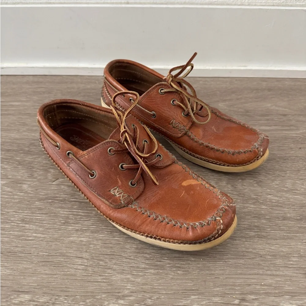YUKETEN Leather Boat Shoes